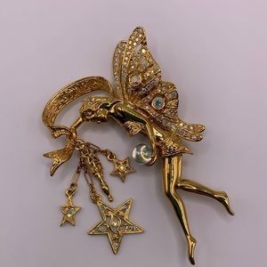 Vintage Kirks Folly Fairy Godmother Pin